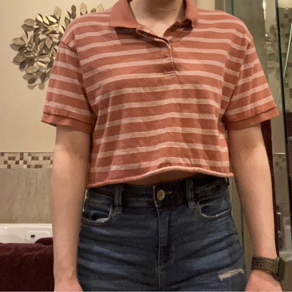 Cropped polo shirt - Picture 1 of 4